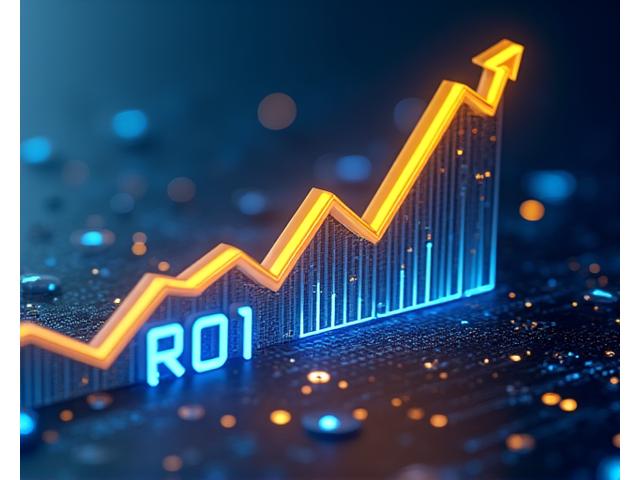 Oyunlaştırma projelerinin finansal dönüşünü gösteren bir yatırım getirisi (ROI) grafiği